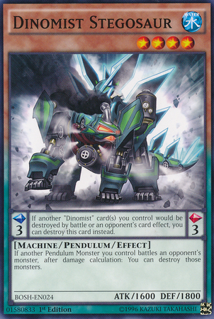 Dinomist Stegosaur [BOSH-EN024] Common - Yu-Gi-Oh! - Card Brawlers | Quebec | Canada |