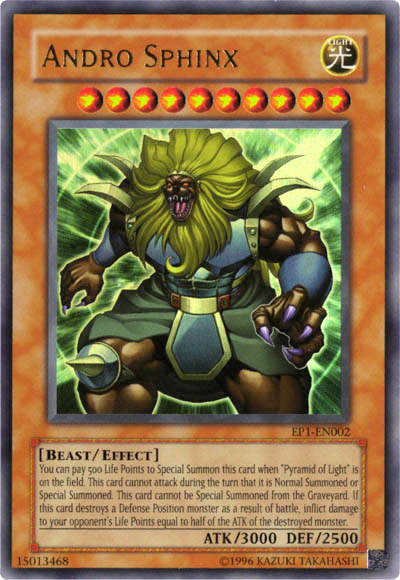 Andro Sphinx [EP1-EN002] Ultra Rare - Card Brawlers | Quebec | Canada | Yu-Gi-Oh!