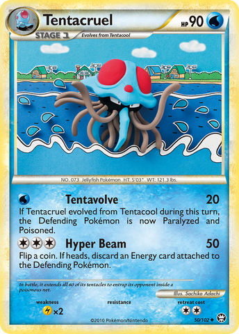 Tentacruel (50/102) [HeartGold & SoulSilver: Triumphant] - Card Brawlers | Quebec | Canada | Yu-Gi-Oh!