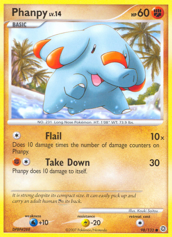 Phanpy (98/132) [Diamond & Pearl: Secret Wonders] - Card Brawlers | Quebec | Canada | Yu-Gi-Oh!