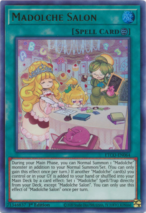 Madolche Salon [ETCO-EN064] Ultra Rare - Card Brawlers | Quebec | Canada | Yu-Gi-Oh!