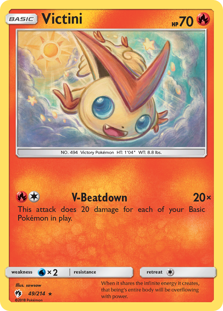 Victini (49/214) [Sun & Moon: Lost Thunder] - Card Brawlers | Quebec | Canada | Yu-Gi-Oh!