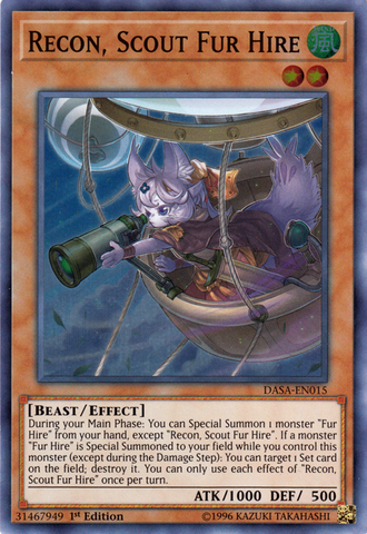 Recon, Scout Fur Hire [DASA-EN015] Super Rare - Yu-Gi-Oh! - Card Brawlers | Quebec | Canada |