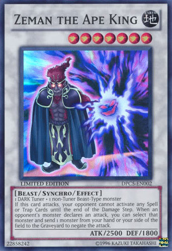 Zeman the Ape King [DPC5-EN002] Super Rare - Yu-Gi-Oh! - Card Brawlers | Quebec | Canada |