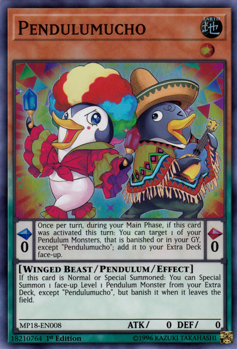 Pendulumucho [MP18-EN008] Super Rare - Yu-Gi-Oh! - Card Brawlers | Quebec | Canada |