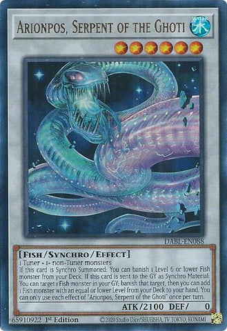 Arionpos, Serpent of the Ghoti [DABL-EN088] Ultra Rare - Card Brawlers | Quebec | Canada | Yu-Gi-Oh!