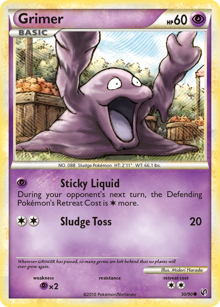 Grimer (50/90) [HeartGold & SoulSilver: Undaunted] - Card Brawlers | Quebec | Canada | Yu-Gi-Oh!