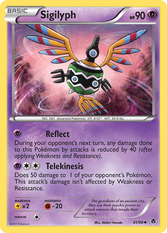 Sigilyph (41/98) [Black & White: Emerging Powers] - Card Brawlers | Quebec | Canada | Yu-Gi-Oh!