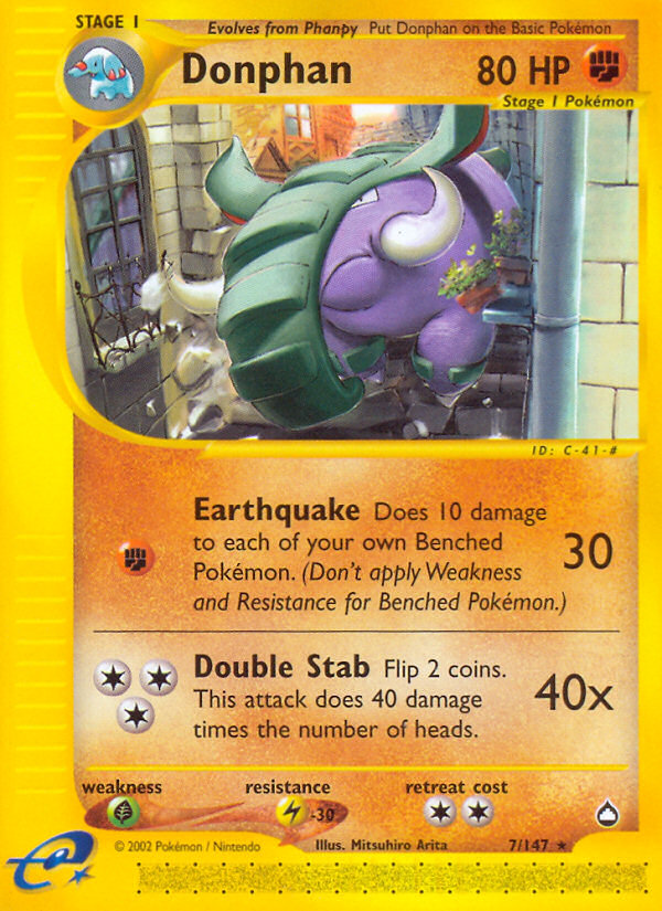 Donphan (7/147) [Aquapolis] - Card Brawlers | Quebec | Canada | Yu-Gi-Oh!