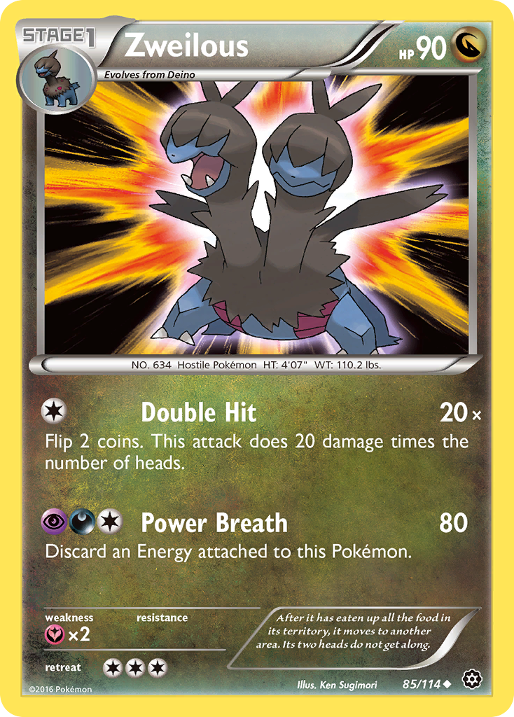 Zweilous (85/114) [XY: Steam Siege] - Card Brawlers | Quebec | Canada | Yu-Gi-Oh!