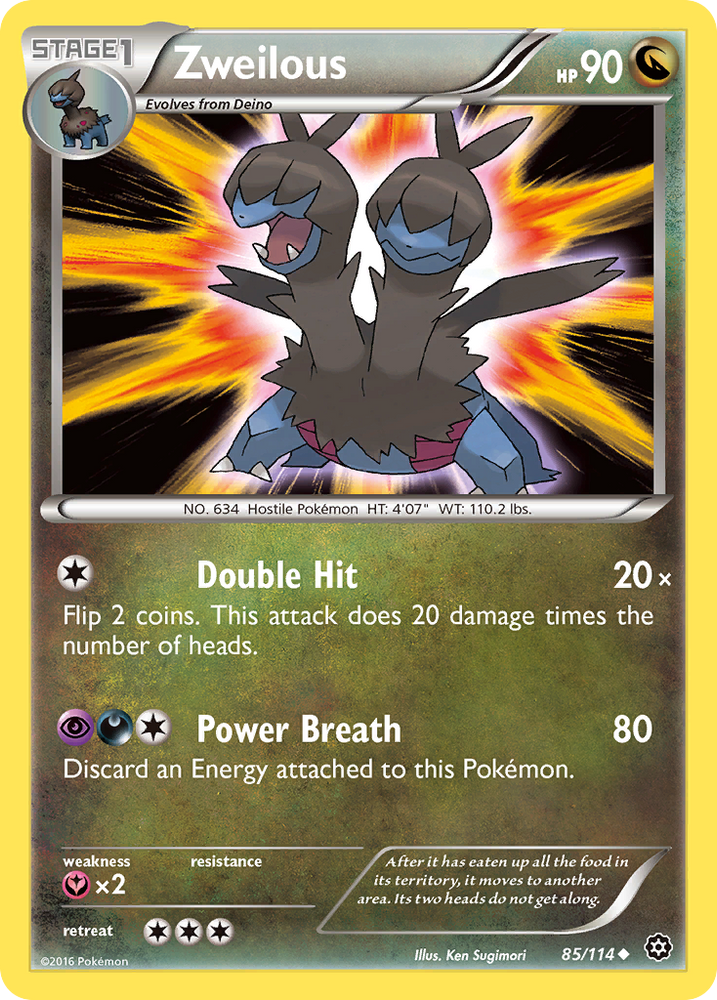 Zweilous (85/114) [XY: Steam Siege] - Card Brawlers | Quebec | Canada | Yu-Gi-Oh!