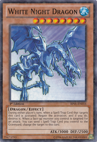 White Night Dragon [BP01-EN016] Starfoil Rare - Card Brawlers | Quebec | Canada | Yu-Gi-Oh!
