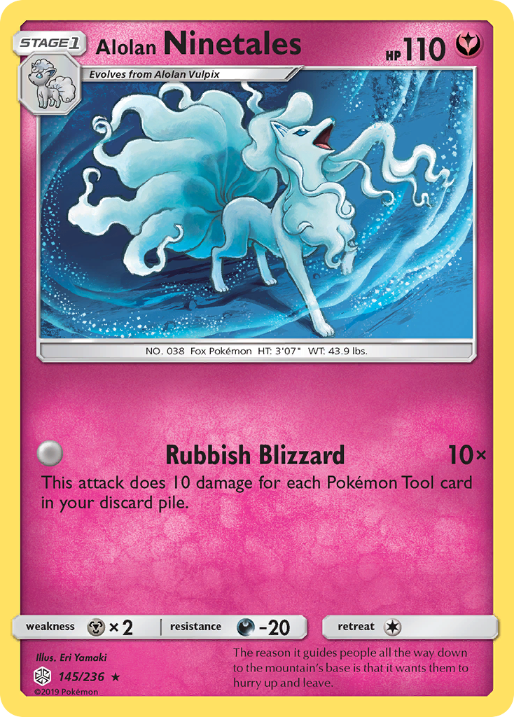 Alolan Ninetales (145/236) [Sun & Moon: Cosmic Eclipse] - Card Brawlers | Quebec | Canada | Yu-Gi-Oh!