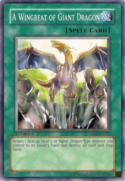 A Wingbeat of Giant Dragon [SDRL-EN025] Common - Yu-Gi-Oh! - Card Brawlers | Quebec | Canada |