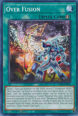 Over Fusion [POTE-EN054] Common - Card Brawlers | Quebec | Canada | Yu-Gi-Oh!