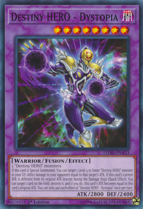 Destiny Hero - Dystopia [LEHD-ENA33] Common - Card Brawlers | Quebec | Canada | Yu-Gi-Oh!