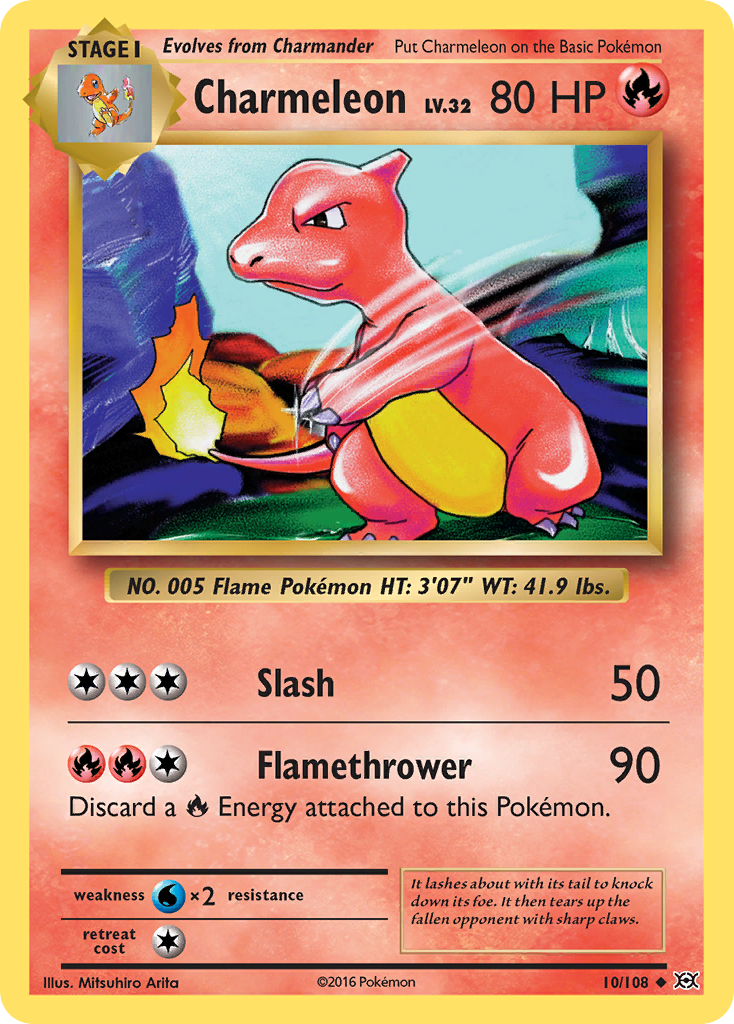 Charmeleon (10/108) [XY: Evolutions] - Card Brawlers | Quebec | Canada | Yu-Gi-Oh!