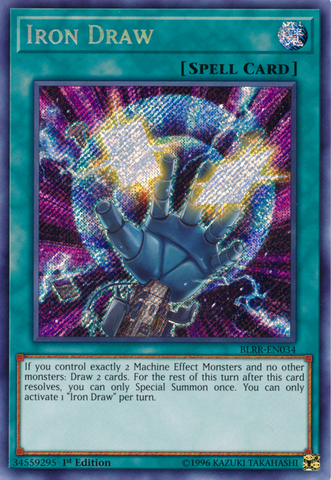 Iron Draw [BLRR-EN034] Secret Rare - Yu-Gi-Oh! - Card Brawlers | Quebec | Canada |