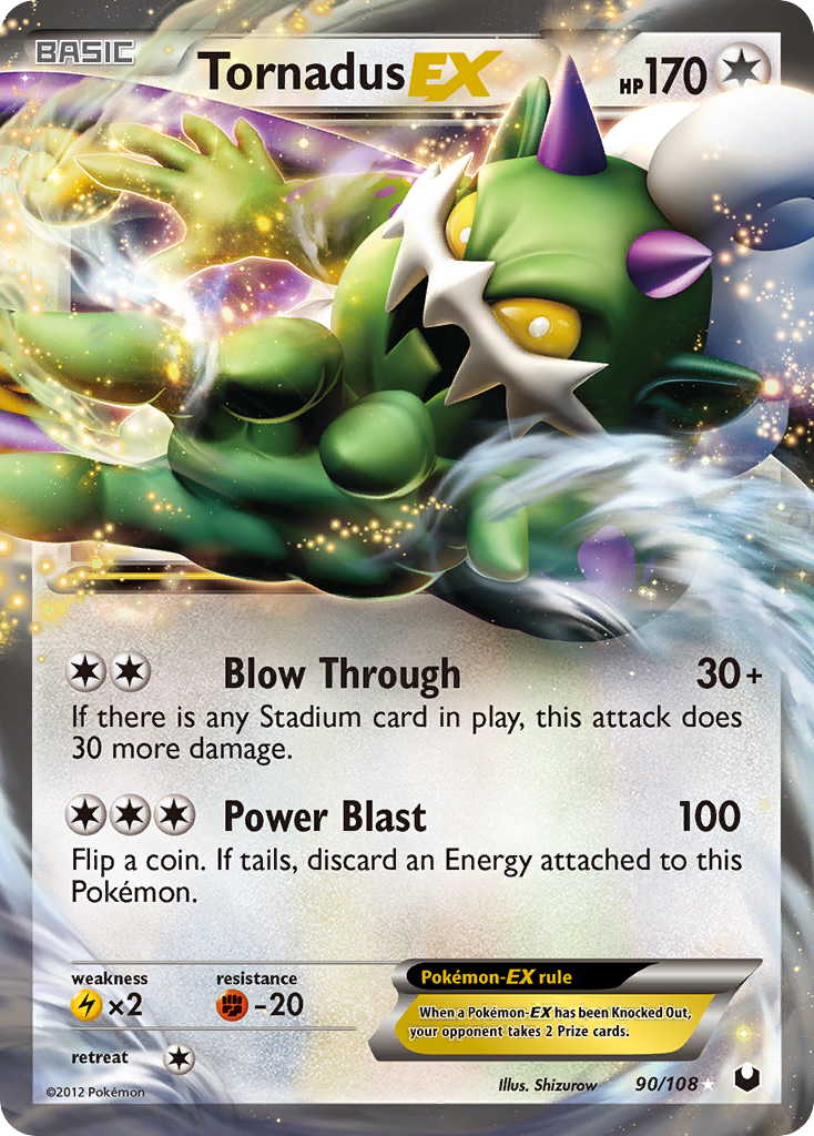 Tornadus EX (90/108) [Black & White: Dark Explorers] - Card Brawlers | Quebec | Canada | Yu-Gi-Oh!