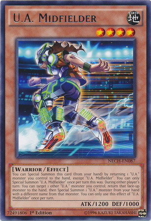 U.A. Midfielder [NECH-EN087] Rare - Card Brawlers | Quebec | Canada | Yu-Gi-Oh!