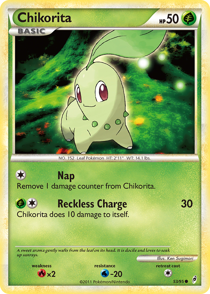 Chikorita (53/95) [HeartGold & SoulSilver: Call of Legends] - Card Brawlers | Quebec | Canada | Yu-Gi-Oh!