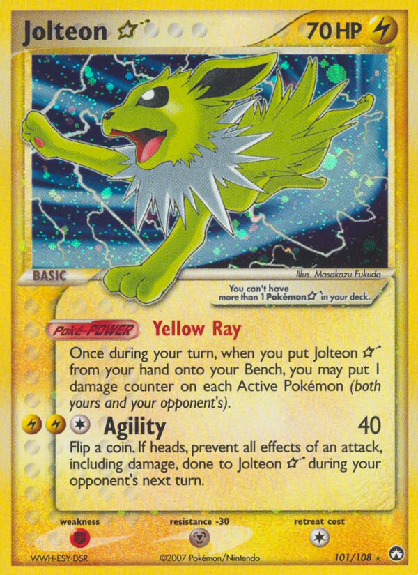 Jolteon Star (101/108) [EX: Power Keepers] - Card Brawlers | Quebec | Canada | Yu-Gi-Oh!
