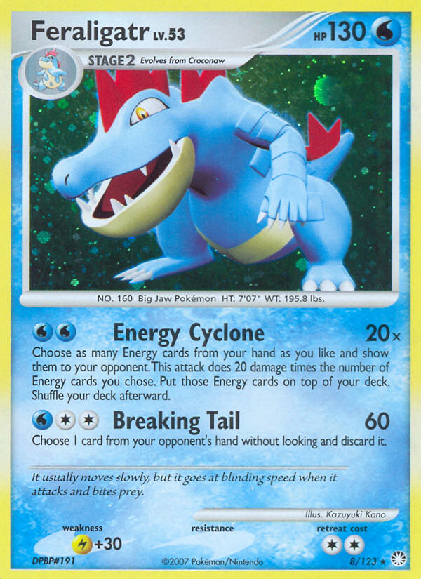 Feraligatr (8/123) [Diamond & Pearl: Mysterious Treasures] - Card Brawlers | Quebec | Canada | Yu-Gi-Oh!