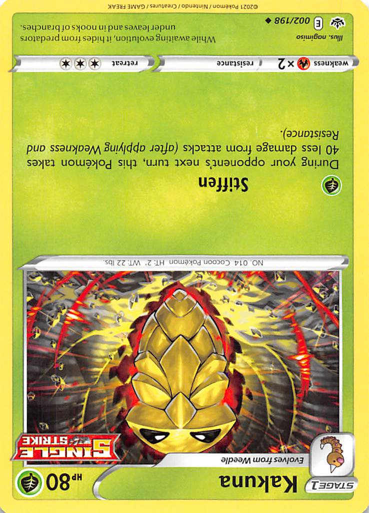 Kakuna (002/198) [Sword & Shield: Chilling Reign] - Card Brawlers | Quebec | Canada | Yu-Gi-Oh!