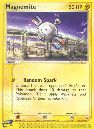 Magnemite (62/97) [EX: Dragon] - Card Brawlers | Quebec | Canada | Yu-Gi-Oh!