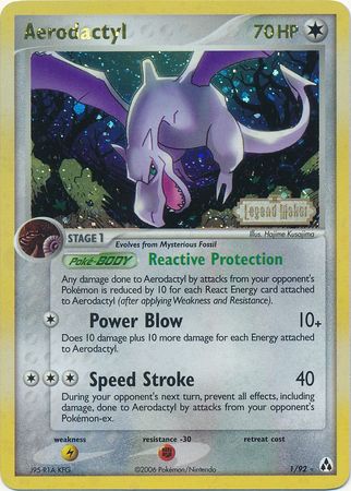 Aerodactyl (1/92) (Stamped) [EX: Legend Maker] - Card Brawlers | Quebec | Canada | Yu-Gi-Oh!