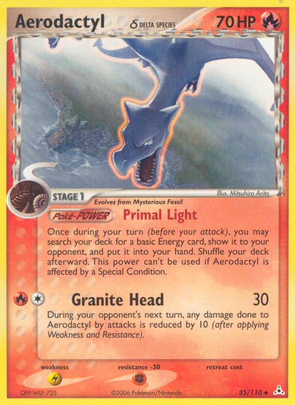 Aerodactyl (35/110) (Delta Species) [EX: Holon Phantoms] - Card Brawlers | Quebec | Canada | Yu-Gi-Oh!
