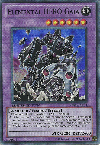 Elemental Hero Gaia [CT08-EN011] Super Rare - Yu-Gi-Oh! - Card Brawlers | Quebec | Canada |