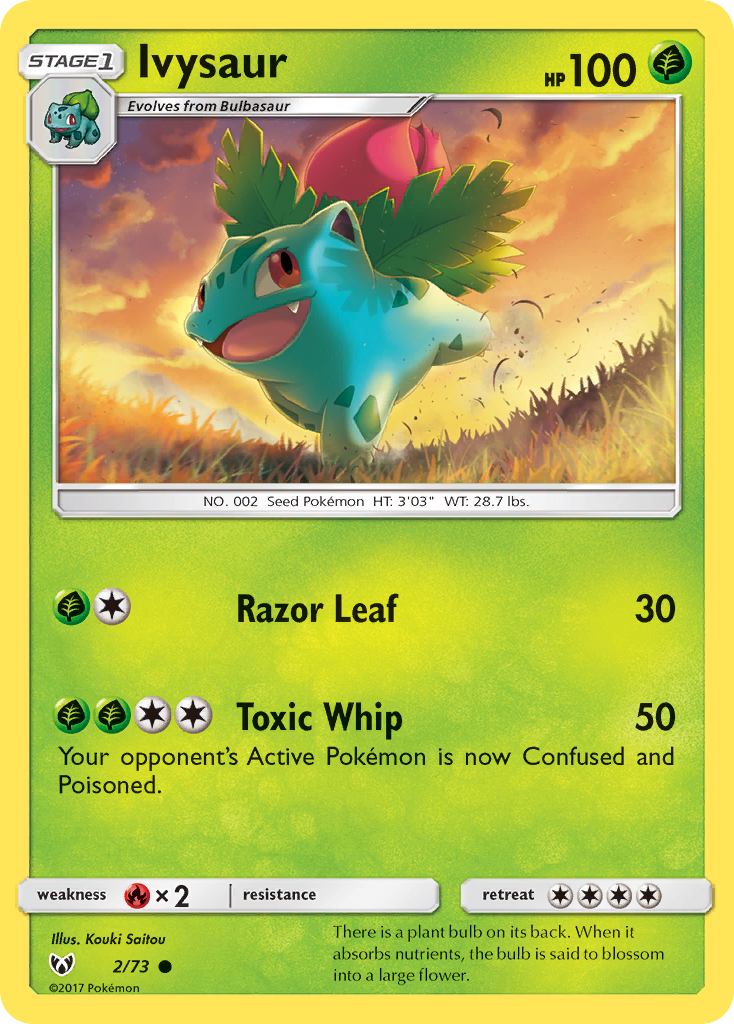 Ivysaur (2/73) [Sun & Moon: Shining Legends] - Card Brawlers | Quebec | Canada | Yu-Gi-Oh!