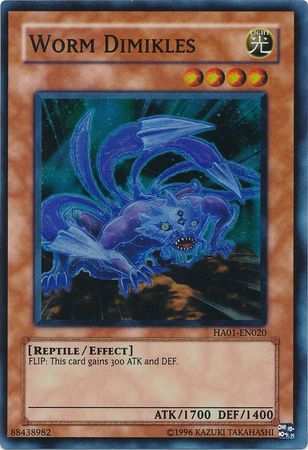 Worm Dimikles [HA01-EN020] Super Rare - Card Brawlers | Quebec | Canada | Yu-Gi-Oh!