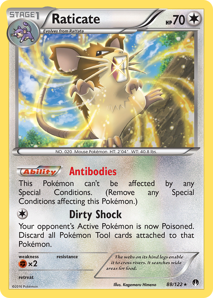 Raticate (88/122) [XY: BREAKpoint] - Card Brawlers | Quebec | Canada | Yu-Gi-Oh!
