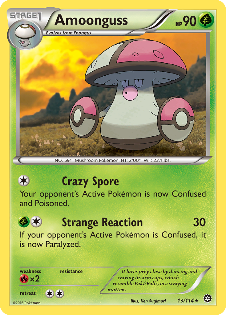 Amoonguss (13/114) [XY: Steam Siege] - Card Brawlers | Quebec | Canada | Yu-Gi-Oh!