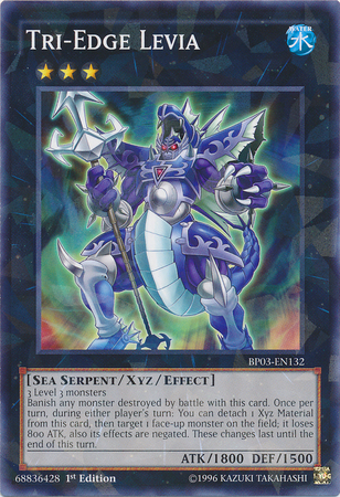 Tri-Edge Levia [BP03-EN132] Shatterfoil Rare - Card Brawlers | Quebec | Canada | Yu-Gi-Oh!