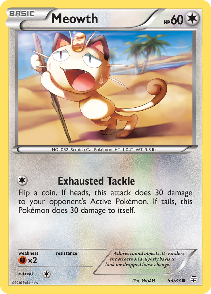 Meowth (53/83) [XY: Generations] - Card Brawlers | Quebec | Canada | Yu-Gi-Oh!