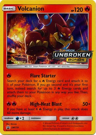 Volcanion (SM179) (Staff Prerelease Promo) [Sun & Moon: Black Star Promos] - Card Brawlers | Quebec | Canada | Yu-Gi-Oh!