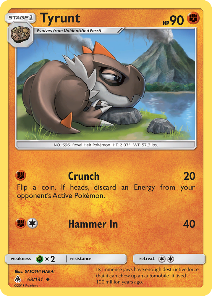 Tyrunt (68/131) [Sun & Moon: Forbidden Light] - Card Brawlers | Quebec | Canada | Yu-Gi-Oh!