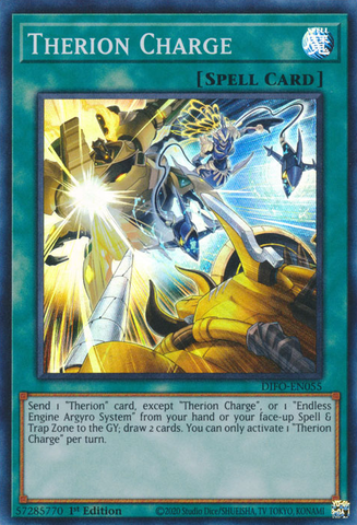 Therion Charge [DIFO-EN055] Super Rare - Card Brawlers | Quebec | Canada | Yu-Gi-Oh!