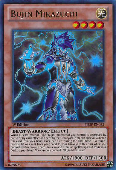 Bujin Mikazuchi [SHSP-EN022] Ultra Rare - Yu-Gi-Oh! - Card Brawlers | Quebec | Canada |