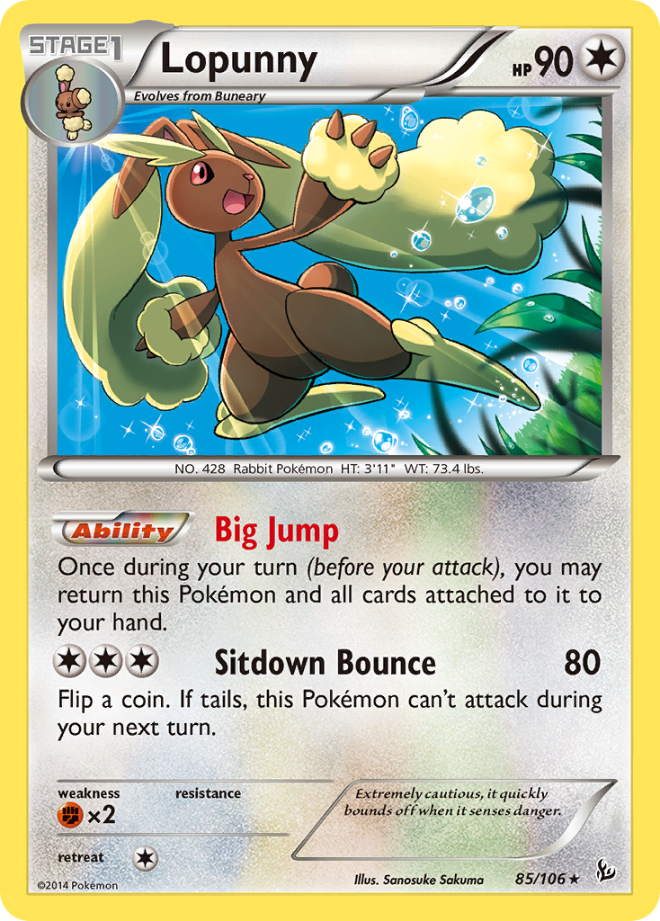Lopunny (85/106) [XY: Flashfire] - Card Brawlers | Quebec | Canada | Yu-Gi-Oh!