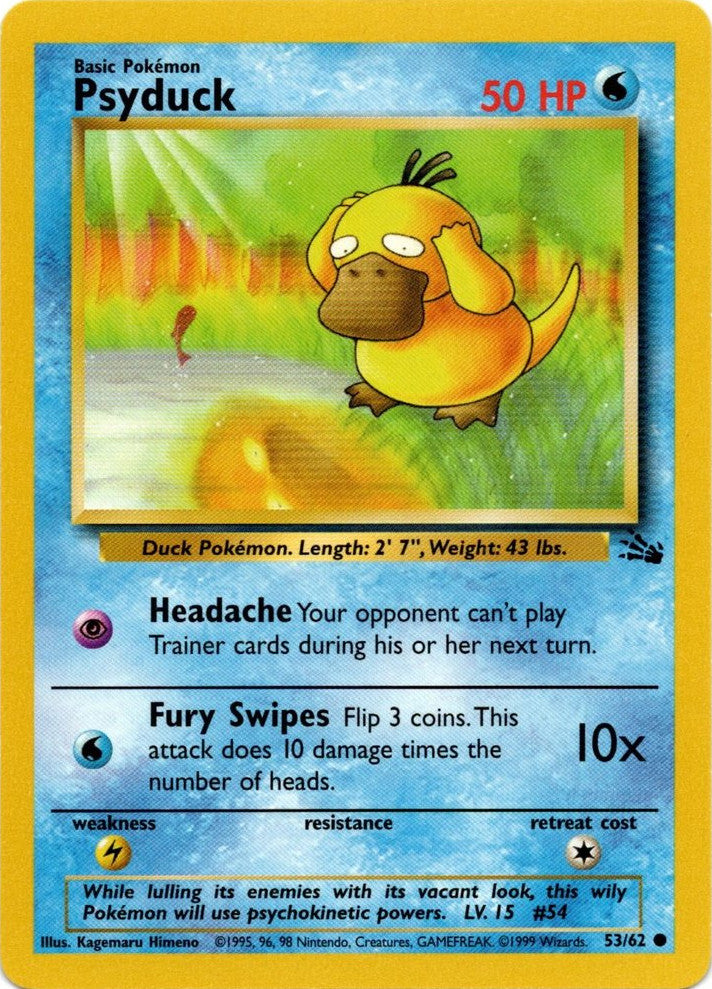 Psyduck (53/62) [Fossil Unlimited] - Card Brawlers | Quebec | Canada | Yu-Gi-Oh!