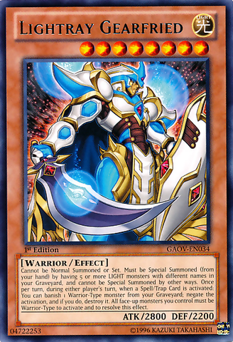 Lightray Gearfried [GAOV-EN034] Rare - Card Brawlers | Quebec | Canada | Yu-Gi-Oh!