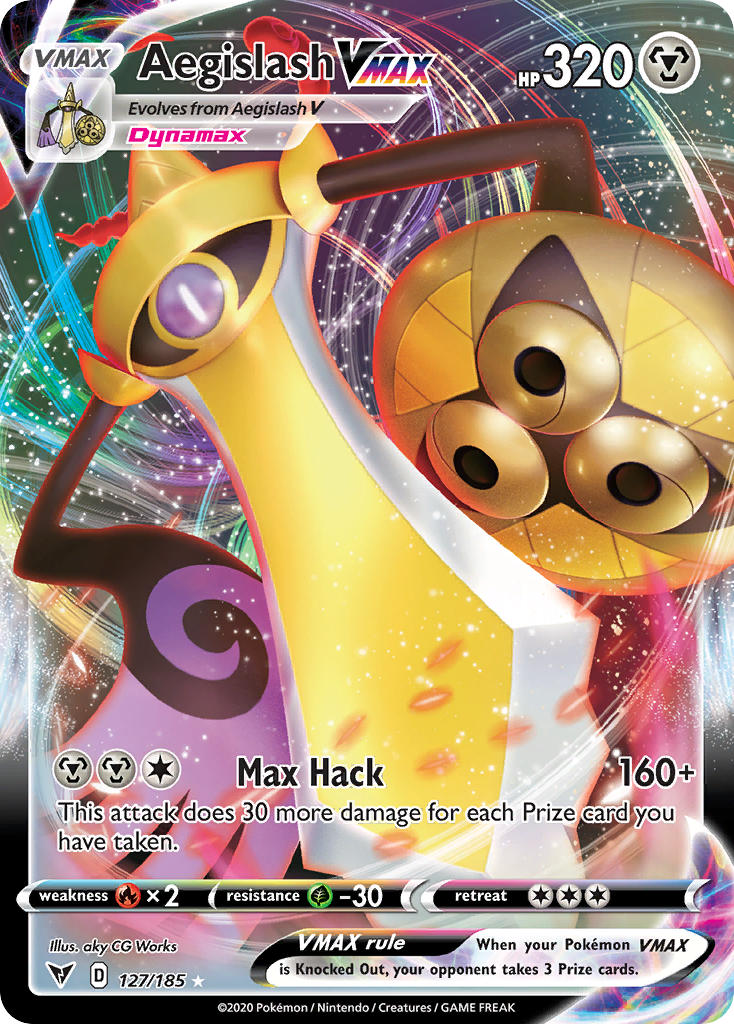 Aegislash VMAX (127/185) [Sword & Shield: Vivid Voltage] - Card Brawlers | Quebec | Canada | Yu-Gi-Oh!