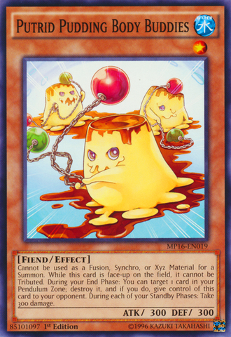 Putrid Pudding Body Buddies [MP16-EN019] Common - Yu-Gi-Oh! - Card Brawlers | Quebec | Canada |