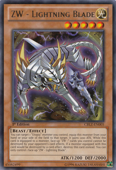 ZW - Lightning Blade [CBLZ-EN005] Rare - Card Brawlers | Quebec | Canada | Yu-Gi-Oh!