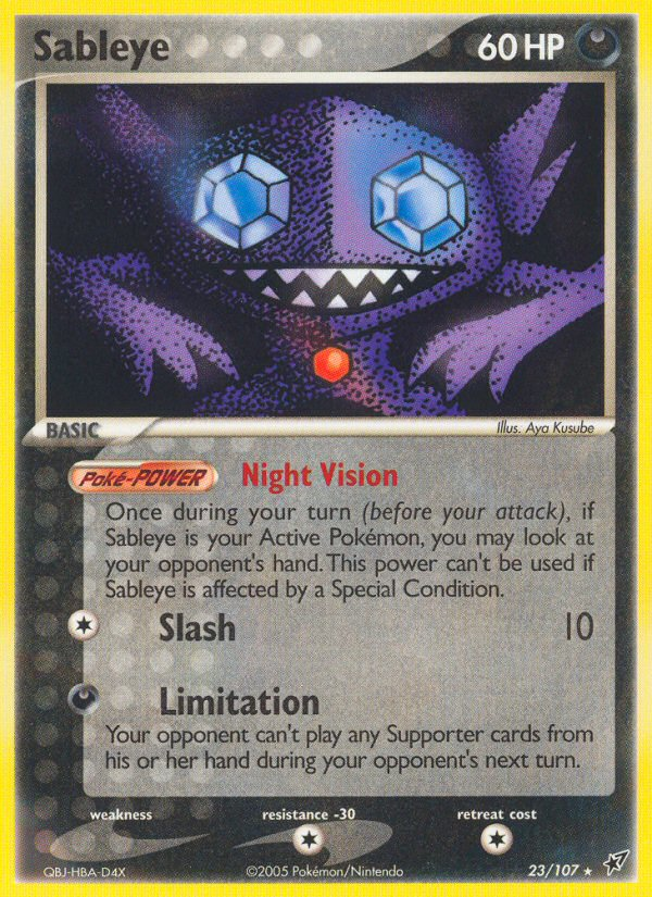 Sableye (23/107) [EX: Deoxys] - Card Brawlers | Quebec | Canada | Yu-Gi-Oh!