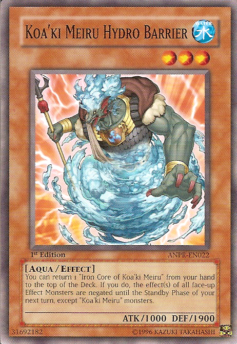 Koa'ki Meiru Hydro Barrier [ANPR-EN022] Common - Yu-Gi-Oh! - Card Brawlers | Quebec | Canada |